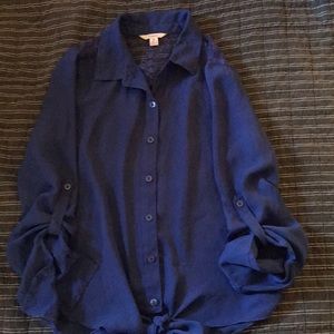 Blue women’s blouse